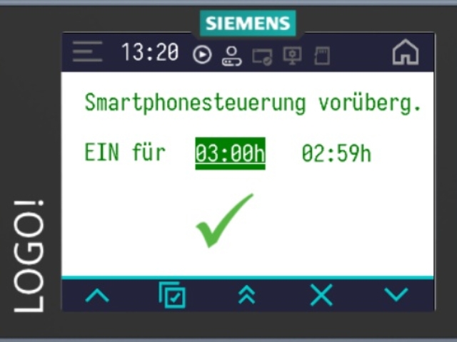 Raufomat-Display Router EIN