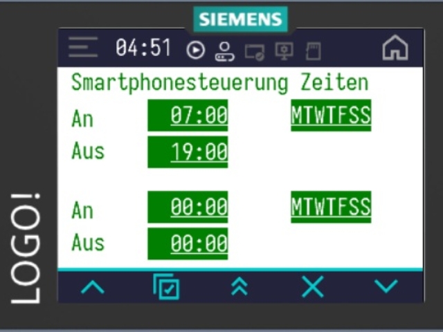 Smartphonesteuerung Zeiten einstellen Smartphonesteuerung Zeiten einstellen